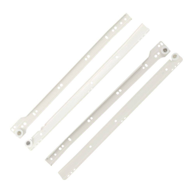Glisiera sertar OPTIMA L-600mm g-1.2mm 20 kg alba