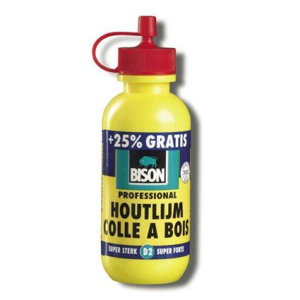 Adeziv pentru lemn Bison Wood Glue D2, 75 g, lipire puternică, transparent după uscare, interior