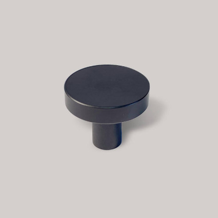 Buton Mobilier Clasic 1081, Finisaj Metalic, Design Ergonomic, negru
