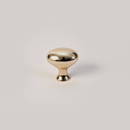 Buton Mobilier Modern 13151, Design Cilindric Minimalist, Finisaj Premium, auriu