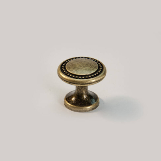 Buton Mobilier 6271, Design Geometric Texturat, Finisaj Elegant, antichizat alamit