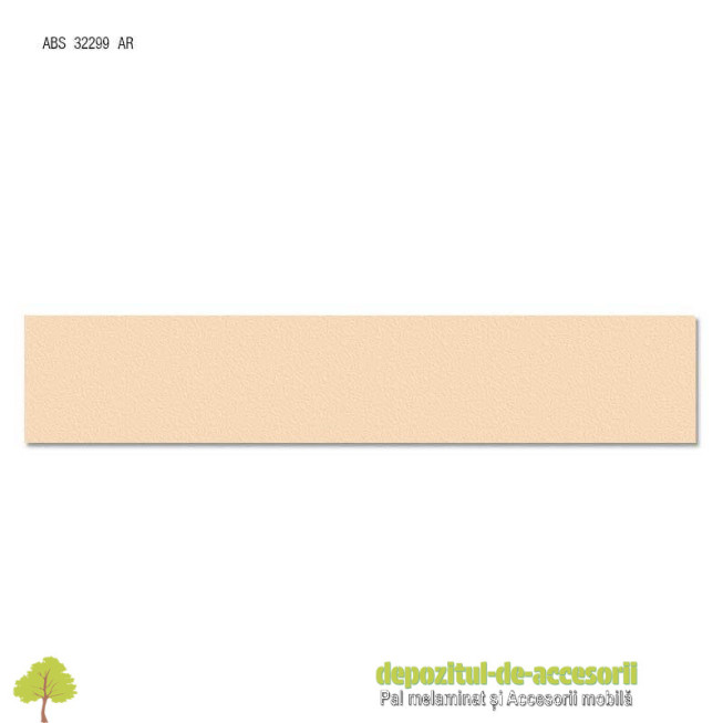 Cant ABS Crem 22mm x 0,4mm pentru Pal Melaminat Crem Egger U212
