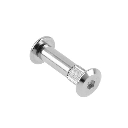 Șurub cuplare PAL D8 M6, lungime 29 mm, finisaj crom