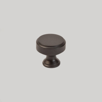 Buton Mobilier Rizzo, Textură Moletată Premium, Negru