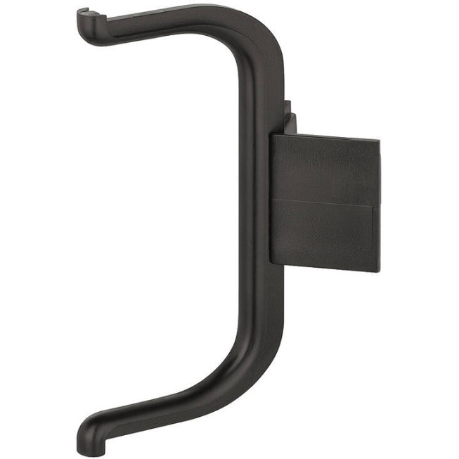 Colțar Exterior din Plastic pentru Profil Mâner Orizontal Tip C, Sistem Gola, Negru