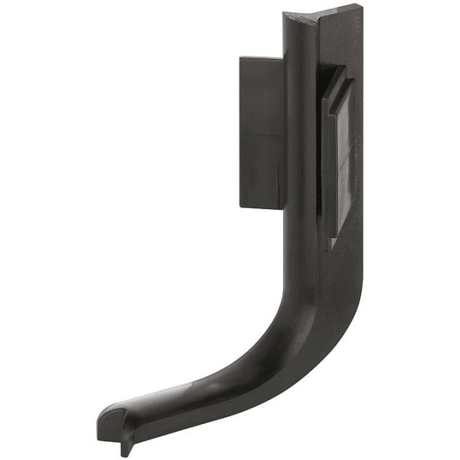 Colțar Interior din Plastic pentru Profil Mâner Orizontal Tip J, Sistem Gola, Negru