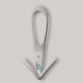 Cuier Mobilier 8114L, Design Modern și Robust, Agățătoare Dublă pentru Hol, Dressing sau Baie, Alb