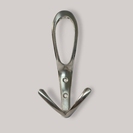 Cuier Mobilier 8114L, Design Modern și Robust, Agățătoare Dublă pentru Hol, Dressing sau Baie, Inox