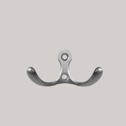 Cuier Mobilier 8127, Stil Retro-Elegant, Agățătoare Dublă Ornamentala pentru Hol și Mobilier Clasic, Aluminiu