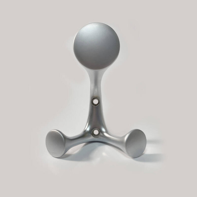 Cuier Mobilier 8136L, Design Minimalist Liniar, Agățătoare Dublă pentru Mobilier Modern și Holuri Înguste, Aluminiu