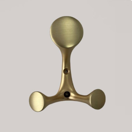 Cuier Mobilier 8136L, Design Minimalist Liniar, Agățătoare Dublă pentru Mobilier Modern și Holuri Înguste, Auriu