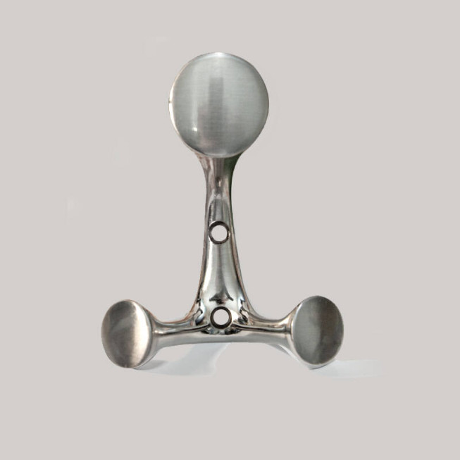 Cuier Mobilier 8136L, Design Minimalist Liniar, Agățătoare Dublă pentru Mobilier Modern și Holuri Înguste, Inox