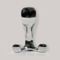 Cuier Mobilier 8143L, Design Organic și Fluid, Agățătoare Dublă pentru Hol, Dormitor sau Vestiar, Crom
