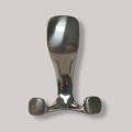 Cuier Mobilier 8143L, Design Organic și Fluid, Agățătoare Dublă pentru Hol, Dormitor sau Vestiar, Inox