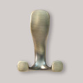 Cuier Mobilier 8143L, Design Organic și Fluid, Agățătoare Dublă pentru Hol, Dormitor sau Vestiar, Antichizat