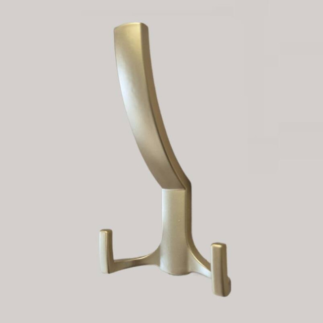 Cuier Metalic H5638, Suport Vertical pentru Haine, Design Modern și Stabil pentru Hol, Auriu