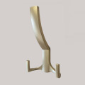 Cuier Metalic H5638, Suport Vertical pentru Haine, Design Modern și Stabil pentru Hol, Auriu