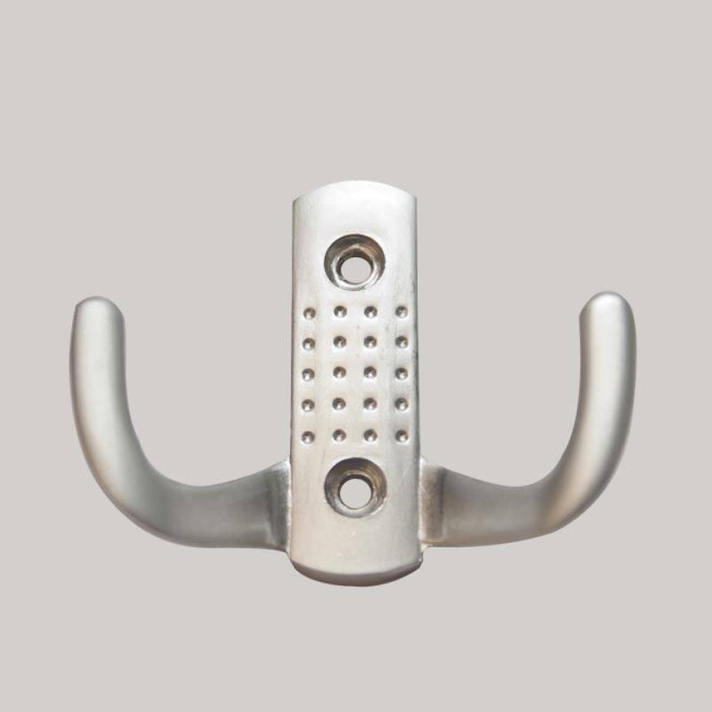 Cuier Metalic Tip Pom 641B, Suport Practic pentru Haine, Ideal pentru Hol, Birou sau Săli de Așteptare, Aluminiu