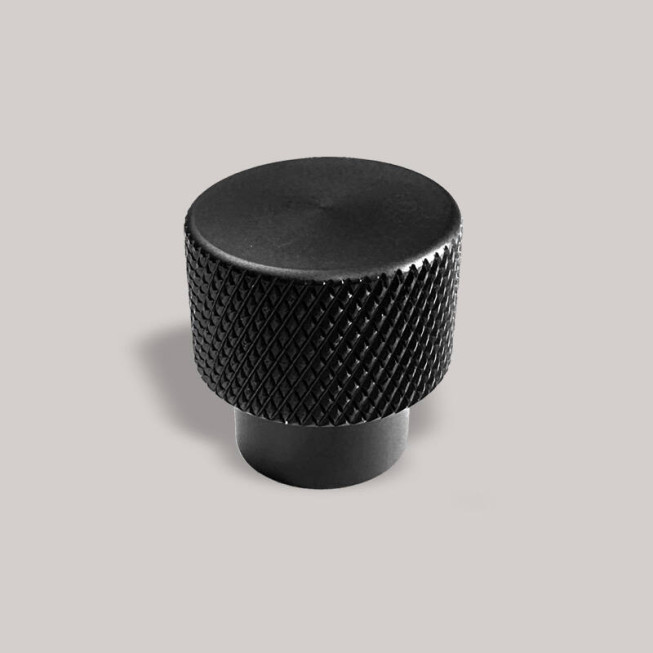 Buton Mobilă Ergo, Mâner Ergonomic Modern pentru Dulapuri, Sertare și Comode, Negru