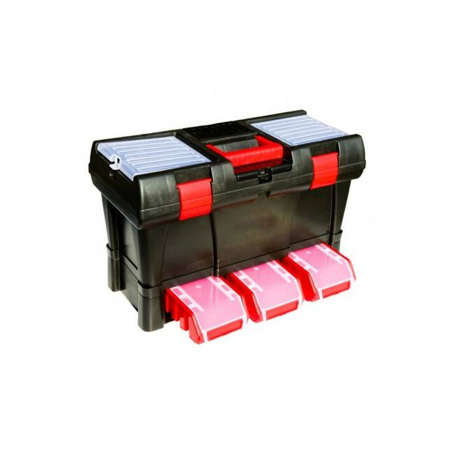 Cutie Scule Profesională PVC Lumytools 26", Organizator Integrat, LT78806