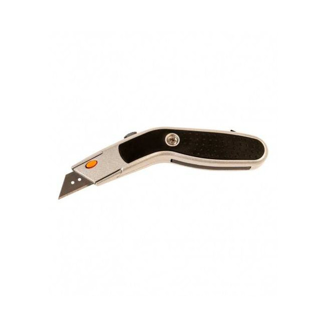 Cutter metalic pentru rigips LumyTools LT76186 – cutter aluminiu cu 5 rezerve, 180 mm