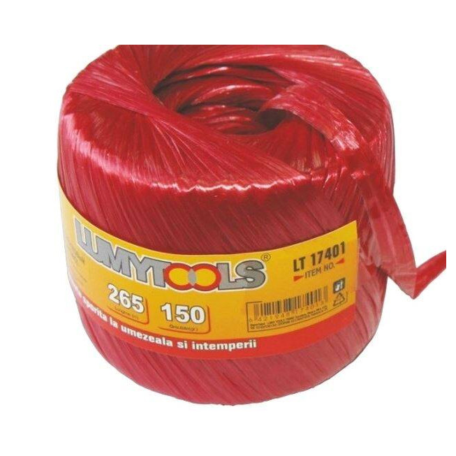 Ghem sfoară din polipropilenă Lumytools LT17401 – bandă de legare rezistentă pentru construcții, agricultură și uz general