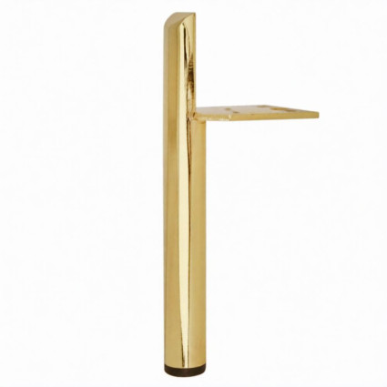 Picior metalic cilindric pentru mobilă 180mm Auriu – Elegant și rezistent