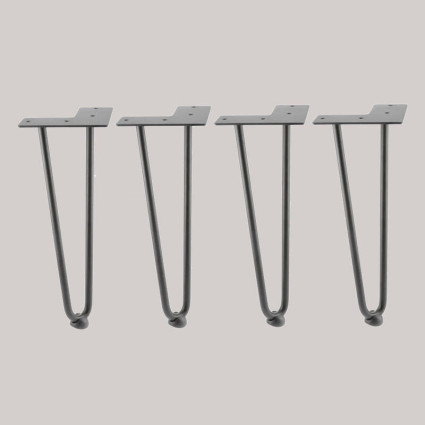 et picioare masă Macao H406mm – suport metalic stabil pentru masă de cafea