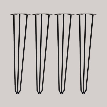 Set picioare masă Macao H710mm – suport metalic robust pentru masă de bucătărie sau birou