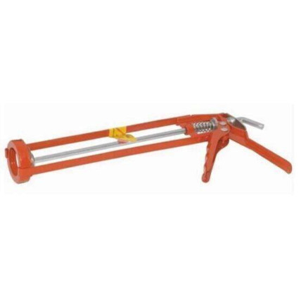 Pistol silicon tip schelet Lumytools LT09150 225 mm cu mâner aluminiu – aplicare precisă etanșanți