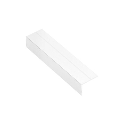 Profil aluminiu tip L GTV A-K18-300-10 3000 mm alb – profil mobilier 18 mm