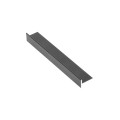 Profil aluminiu tip T GTV A-T18-300-20M 3000 mm negru mat – îmbinare uși culisante 18 mm