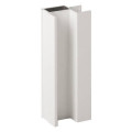 Profil mâner Häfele ÄDOOR EASY U-18 pentru PAL 18 mm, alb, 2700 mm – uși culisante dressing