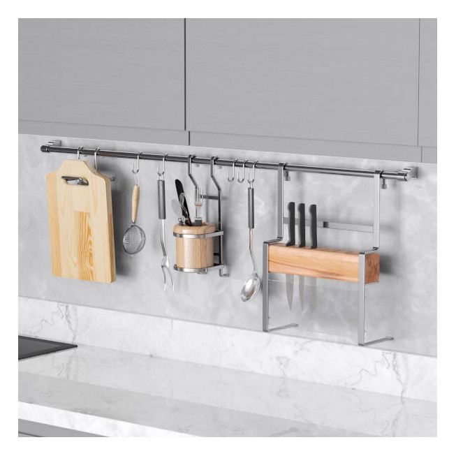 Kit bucătărie STARAX S-4525-C 1000x115x385 mm – organizator coloană extractibil 3 accesorii