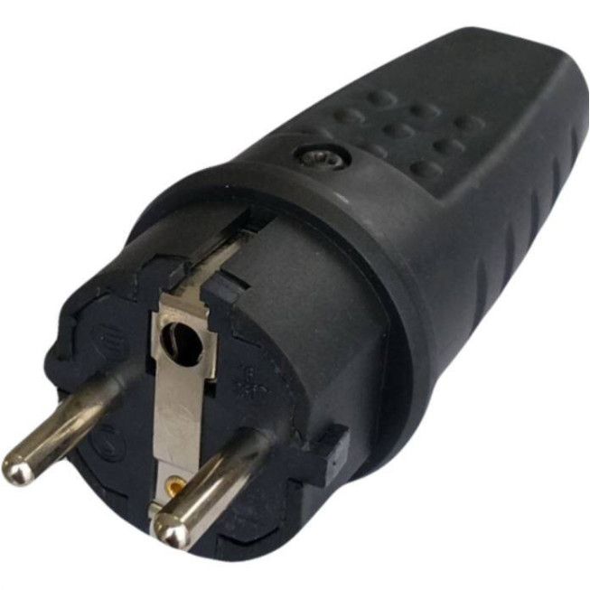 Ștecher cauciuc CP IP44 16A, priză industrială rezistentă la apă 250V
