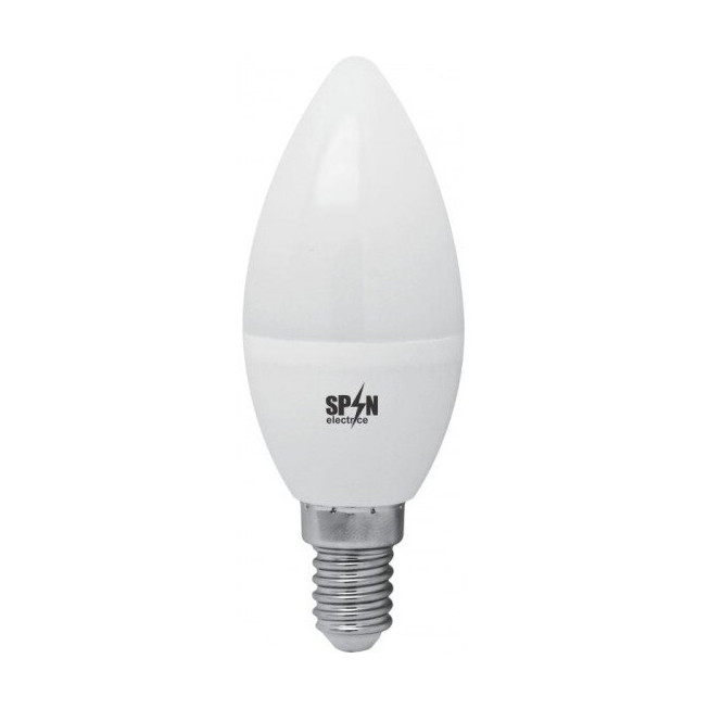 Bec LED tip lumânare E14 C37, 7W (echivalent 60W), 4100K, lumină neutră, 230V