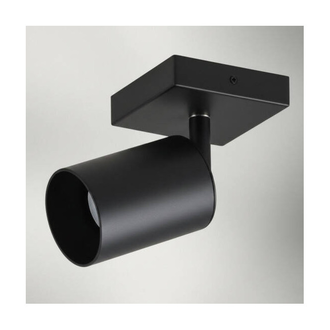 Spot reglabil negru 1xGU10 aluminiu, orientabil, IP20, iluminat interior, modern, SPN75151
