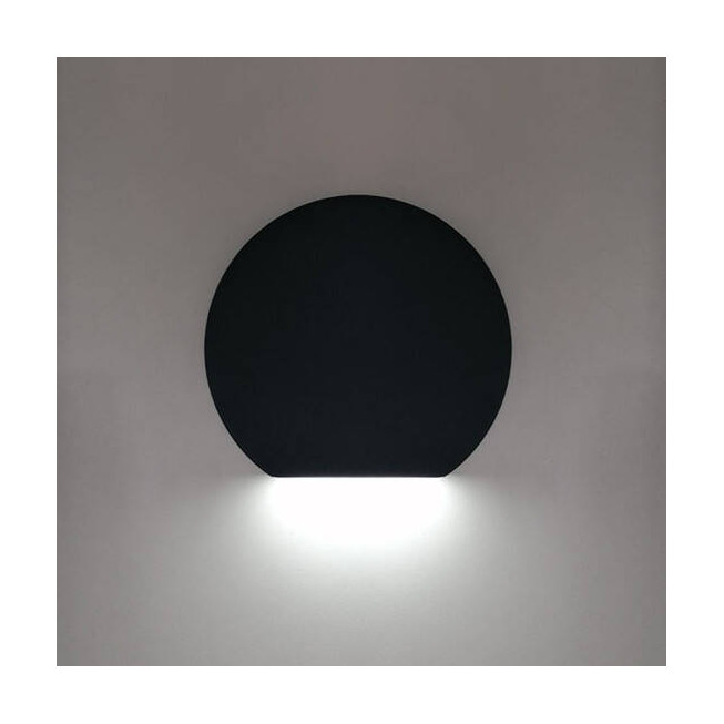 Aplica LED perete semicerc Ø135 mm 7W 6000K IP65 – lumină rece, interior/exterior, design modern