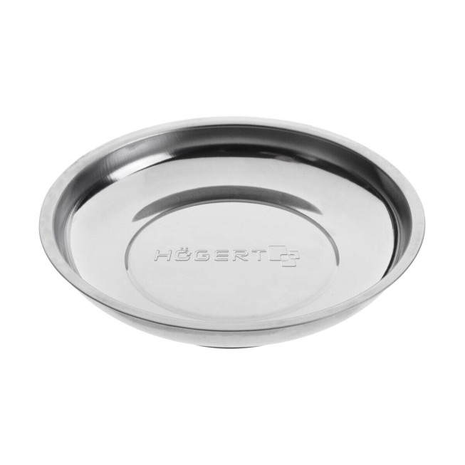 Tavă magnetică 150 mm Högert Technik HT4R512 – din inox, cu magnet puternic pentru șuruburi și piese mici
