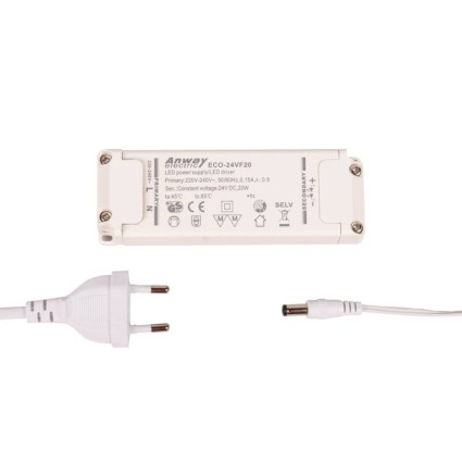 Driver LED LINK 60W ERSTE EL0042745 – sursă alimentare 230V–24V DC, IP20, pentru sisteme LED modulare