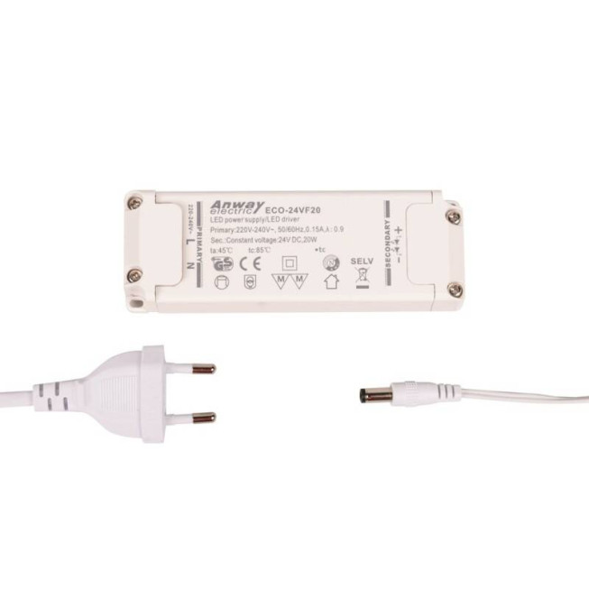 Driver LED LINK 60W ERSTE EL0042745 – sursă alimentare 230V–24V DC, IP20, pentru sisteme LED modulare