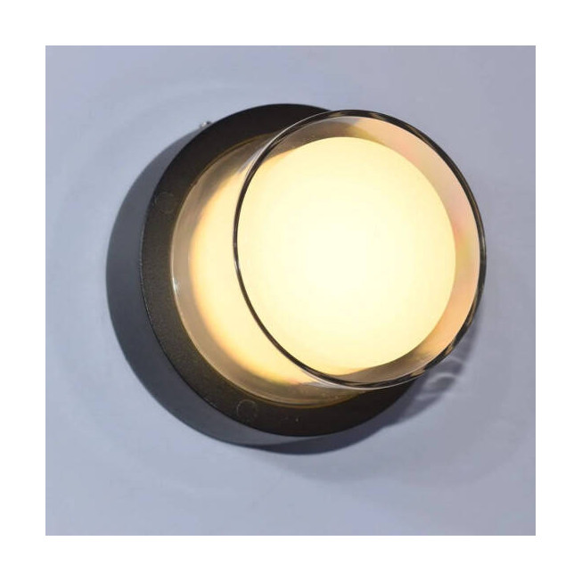 Aplica LED exterior rotundă 12W 3000K IP65 SPN75957 – lumină caldă, iluminat fațadă și terasă