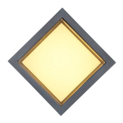 Aplica LED exterior pătrată 12W 3000K IP65 SPN75961 – lumină caldă, iluminat fațadă și terasă