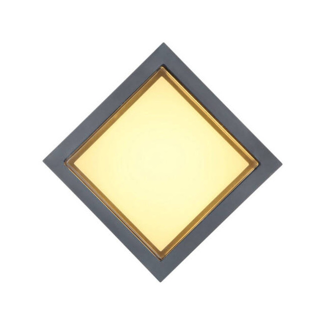 Aplica LED exterior pătrată 12W 3000K IP65 SPN75961 – lumină caldă, iluminat fațadă și terasă