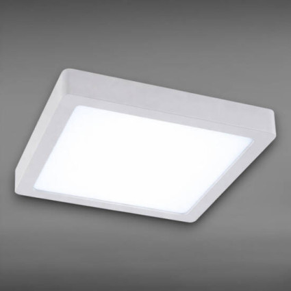 Spot LED pătrat 120x120 mm, 6W (echivalent 40W), 6400K lumină rece, aplicat