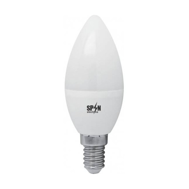 Bec LED E14 C37 lumânare 7W (echivalent 60W), 2700K lumină caldă