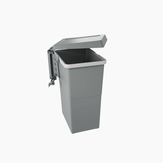 Coș gunoi încorporabil Elletipi Swing 2.0 PBN ASG44, sistem pivotant pentru ușă mobilier bucătărie, 24L