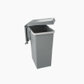 Coș gunoi încorporabil Elletipi Swing 2.0 PBN ASG44, sistem pivotant pentru ușă mobilier bucătărie, 24L