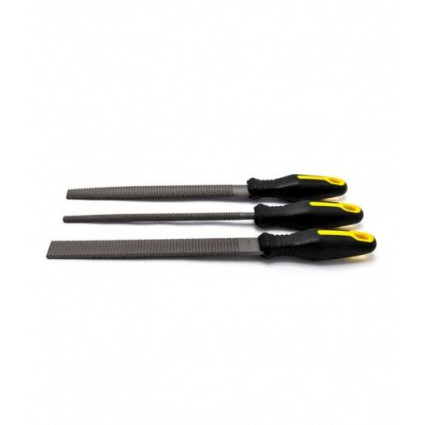 Set 3 pile pentru lemn LumyTools LT25175, 200 mm, scule manuale pentru finisare și șlefuire lemnX