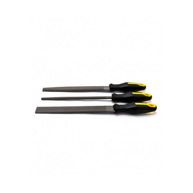 Set 3 pile pentru lemn LumyTools LT25175, 200 mm, scule manuale pentru finisare și șlefuire lemnX